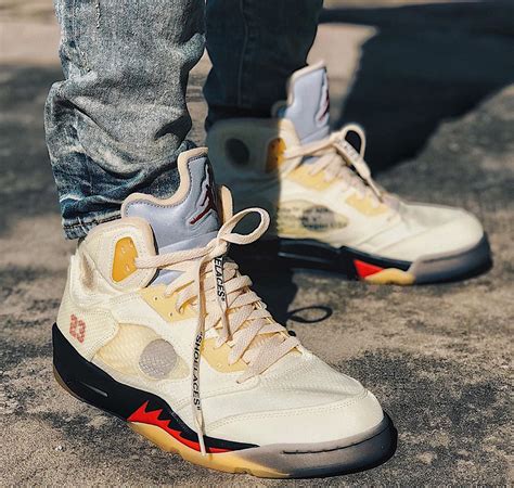 jordan 5 retro off white.